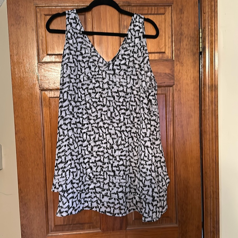 Lane Bryant layered V-neck tunic